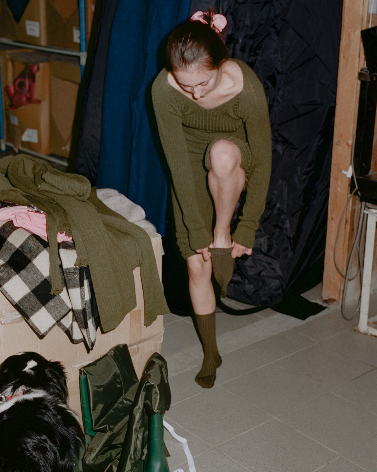 Tights Legging - Fine Merinos - Selva Green - WT22