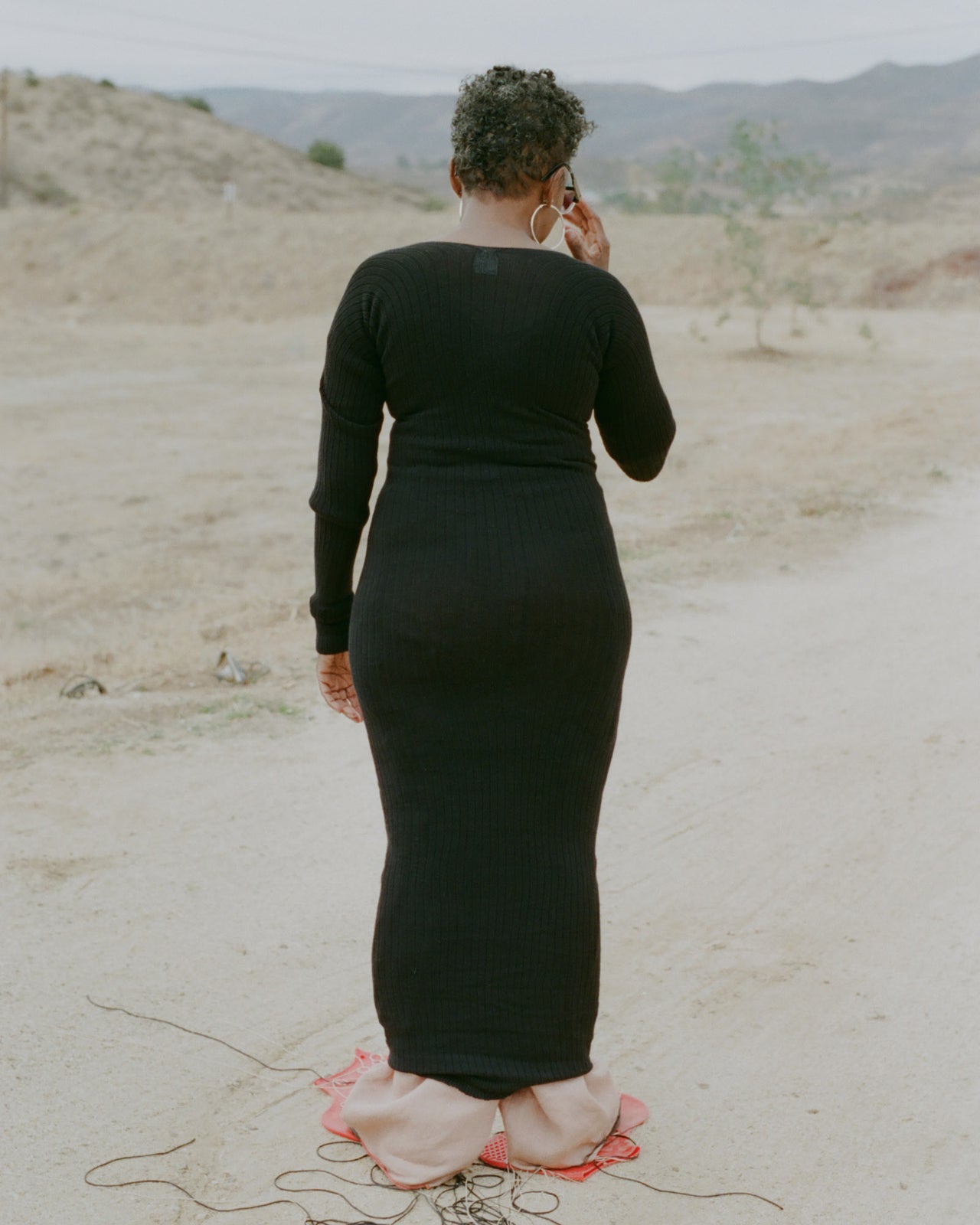 Tights Dress - Organic Cotton - Black - AU22