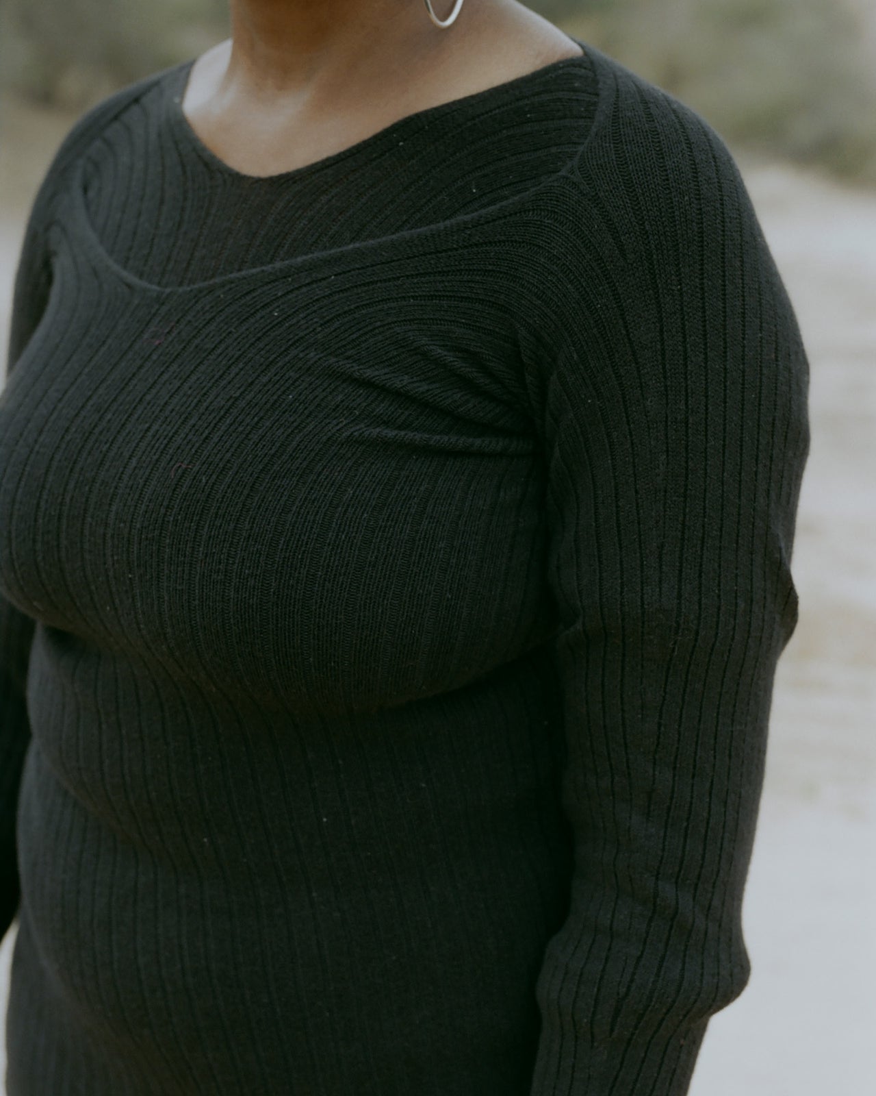 Tights Dress - Organic Cotton - Black - AU22