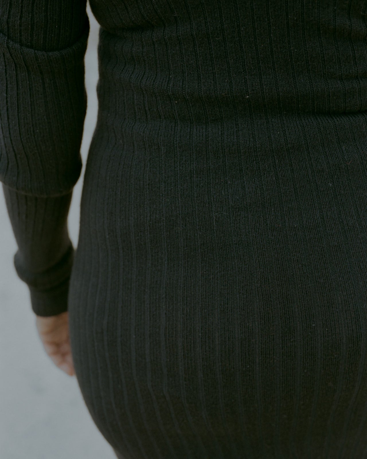 Tights Dress - Organic Cotton - Black - AU22