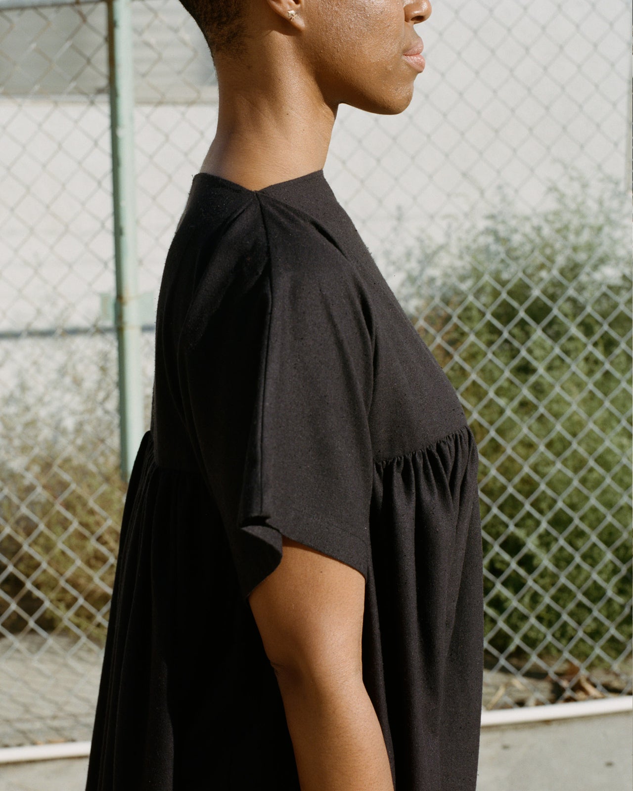 Viga Dress - Wild Silk - Black - AU21