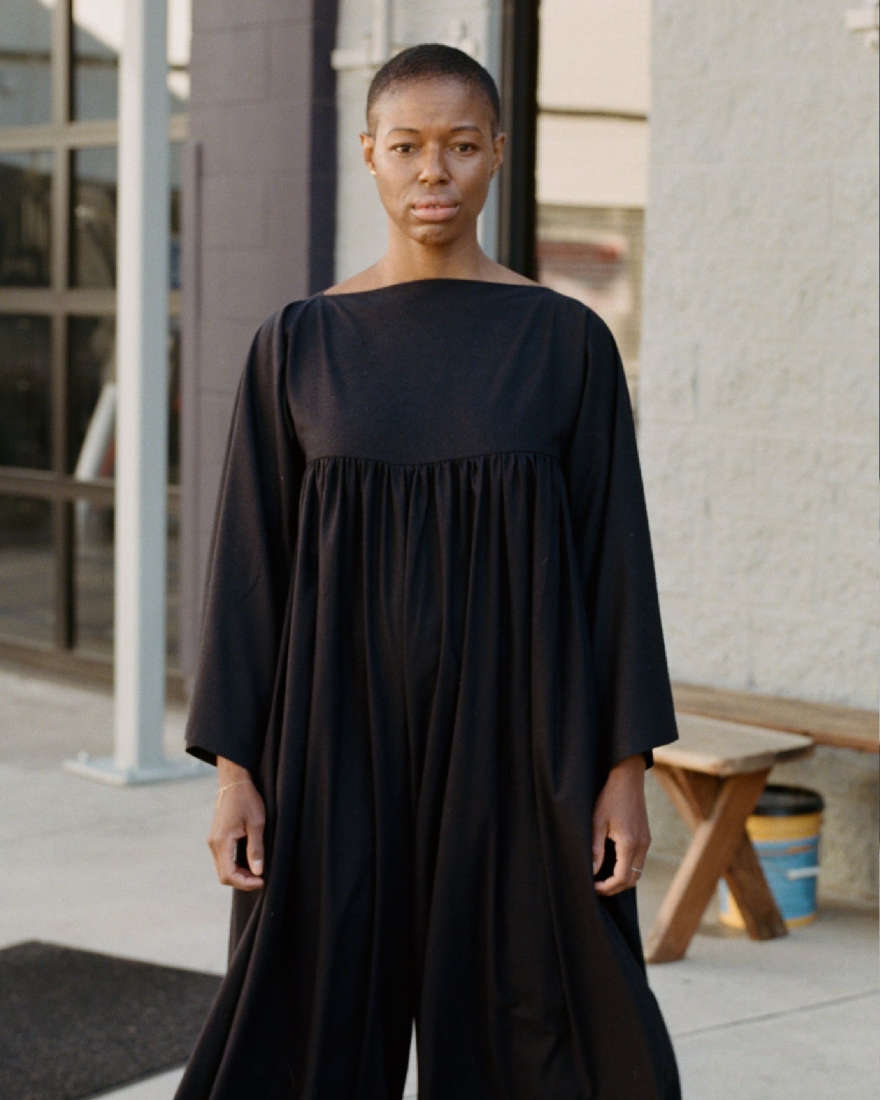 Viga Jumpsuit - Wild Silk - Black - AU21