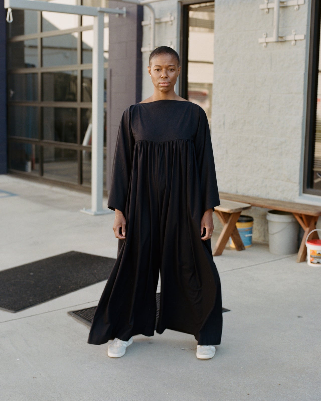 Viga Jumpsuit - Wild Silk - Black - AU21