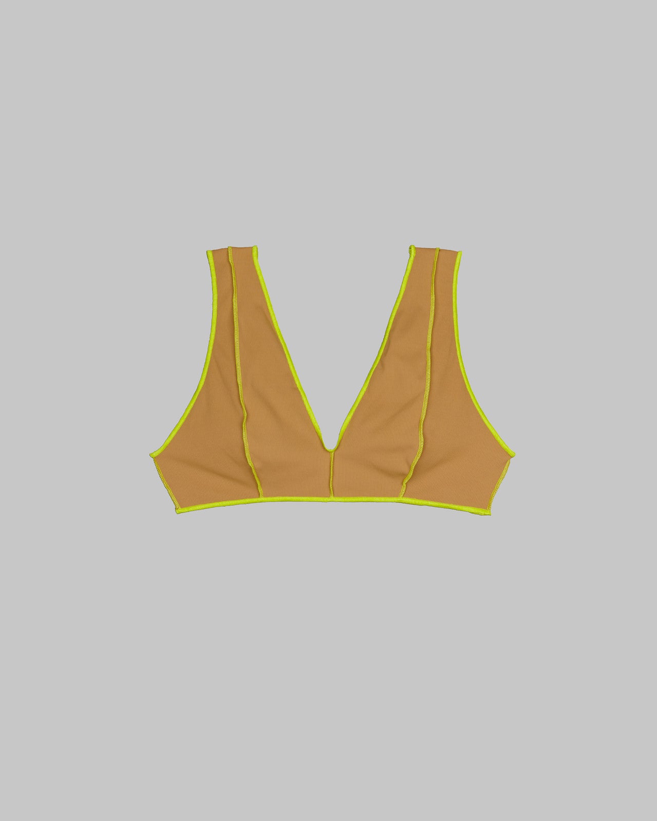 Vein Swim Top - Rib Pa - Leather - SP22