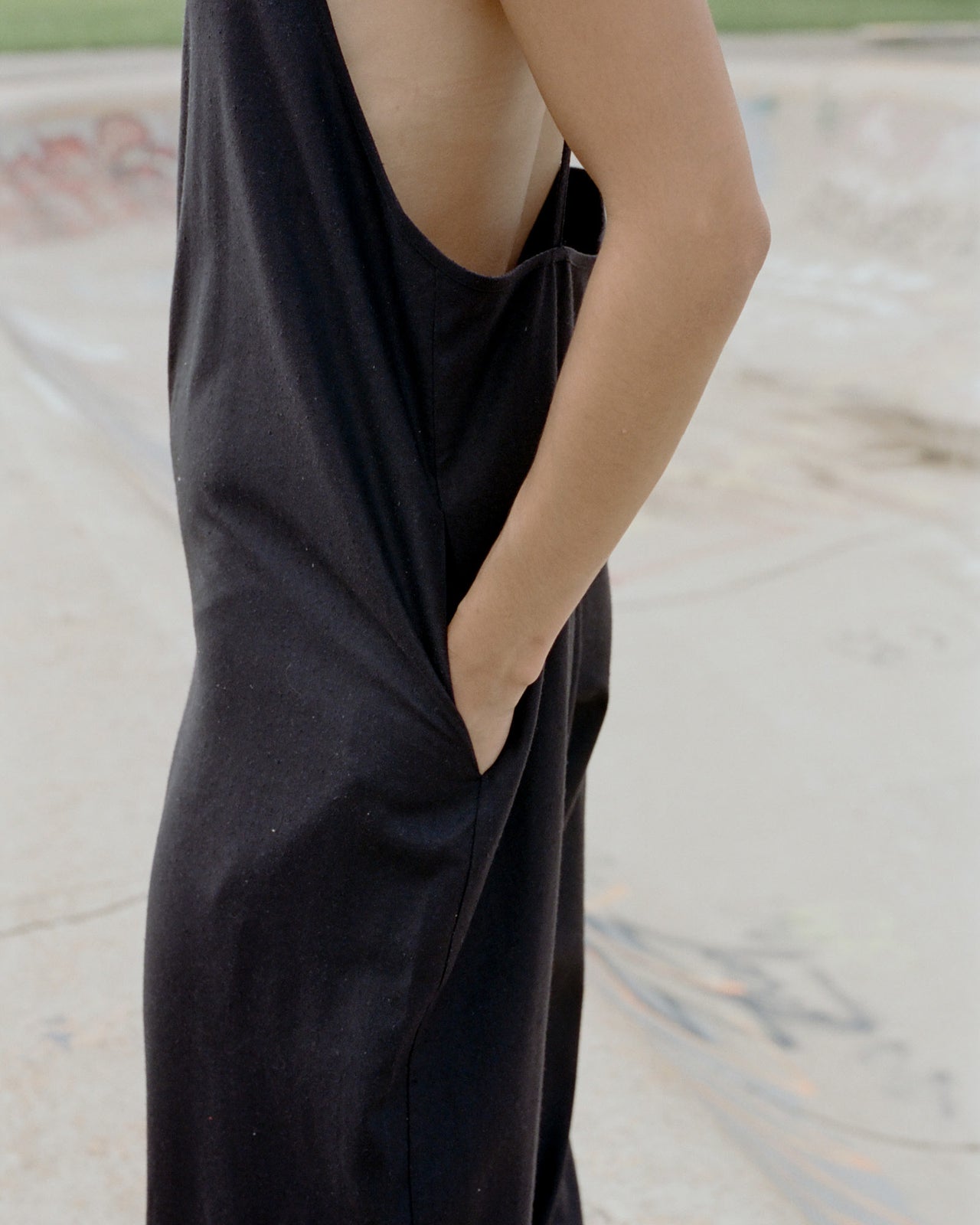 Yumi Jumpsuit - Wild Silk - Black